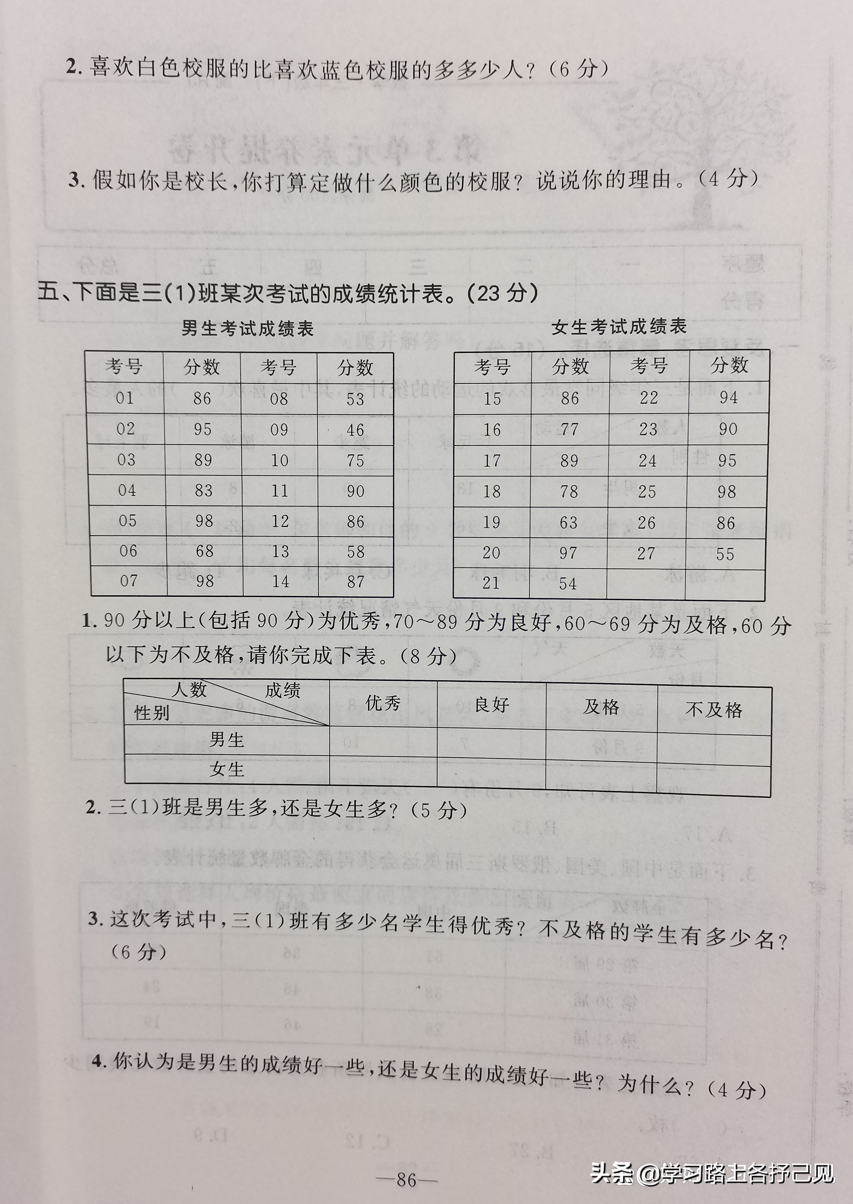 复式统计表分析_数学应用生活_统计学习方法