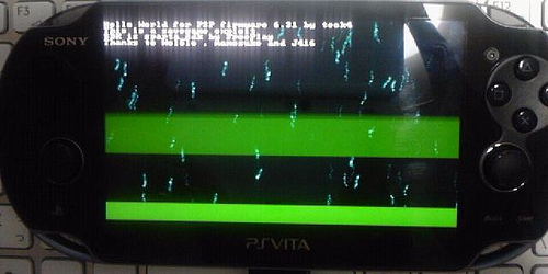 PSVita成功运行Hello World