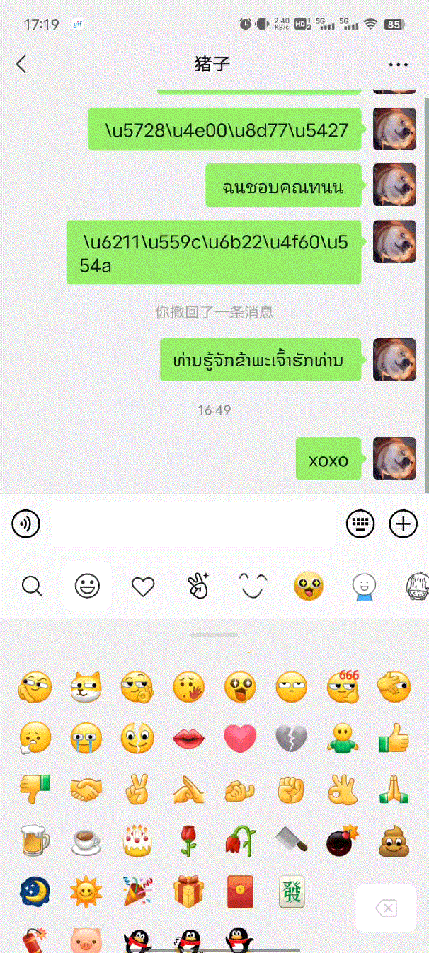 微信隐藏代码表白_情人节吃狗粮_表白神器无限翻教程